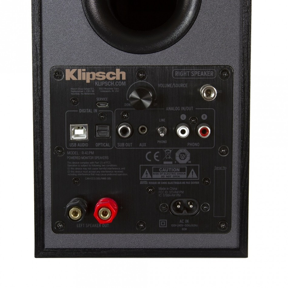 Klipsch R-41PM med Dynavoice Challenger Sub 8 aktiv høyttalerpakke stereo 2.1