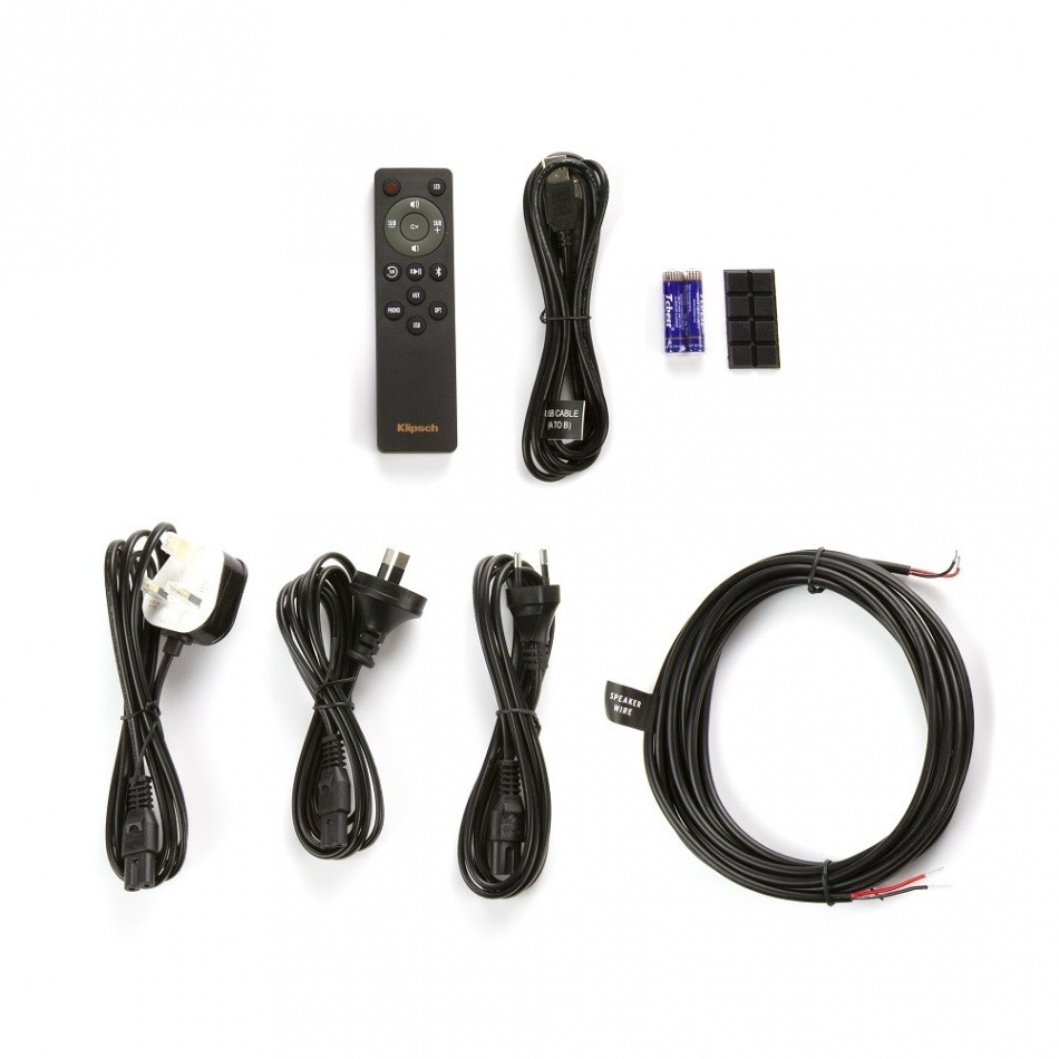 Klipsch R-41PM med Dynavoice Challenger Sub 8 aktiv høyttalerpakke stereo 2.1