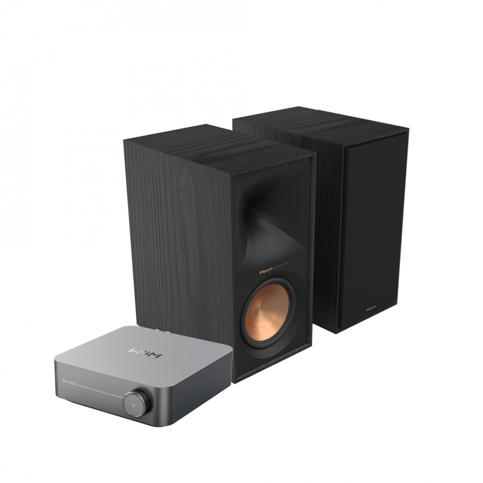 Wiim Amp Pro & Klipsch R-60M Stereopakke Stativhøyttalere