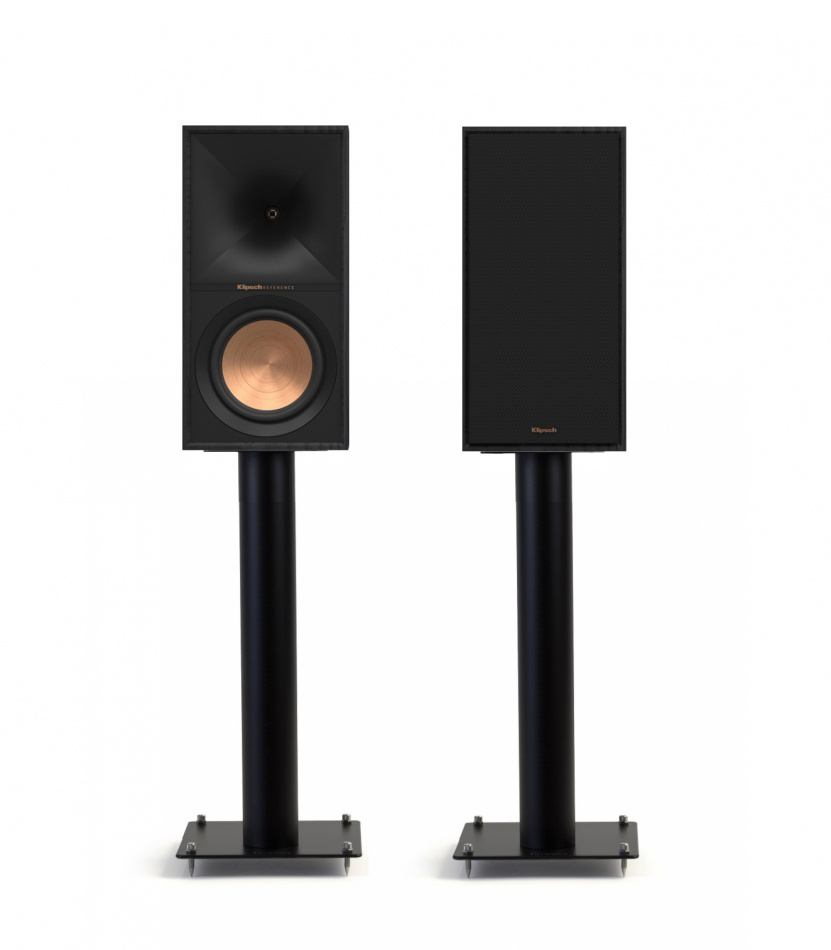 Klipsch R-60M stativhøyttalere med Norstone Stylum-2 høyttalerstativ