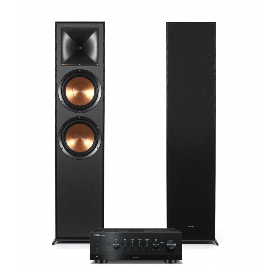 Yamaha R-N800A & Klipsch R-820F stereopakke med streaming