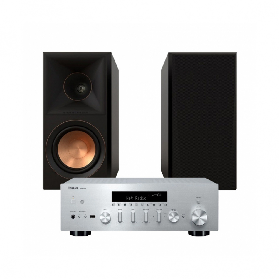 Yamaha R-N600A & Klipsch RP-500M II stereopakke