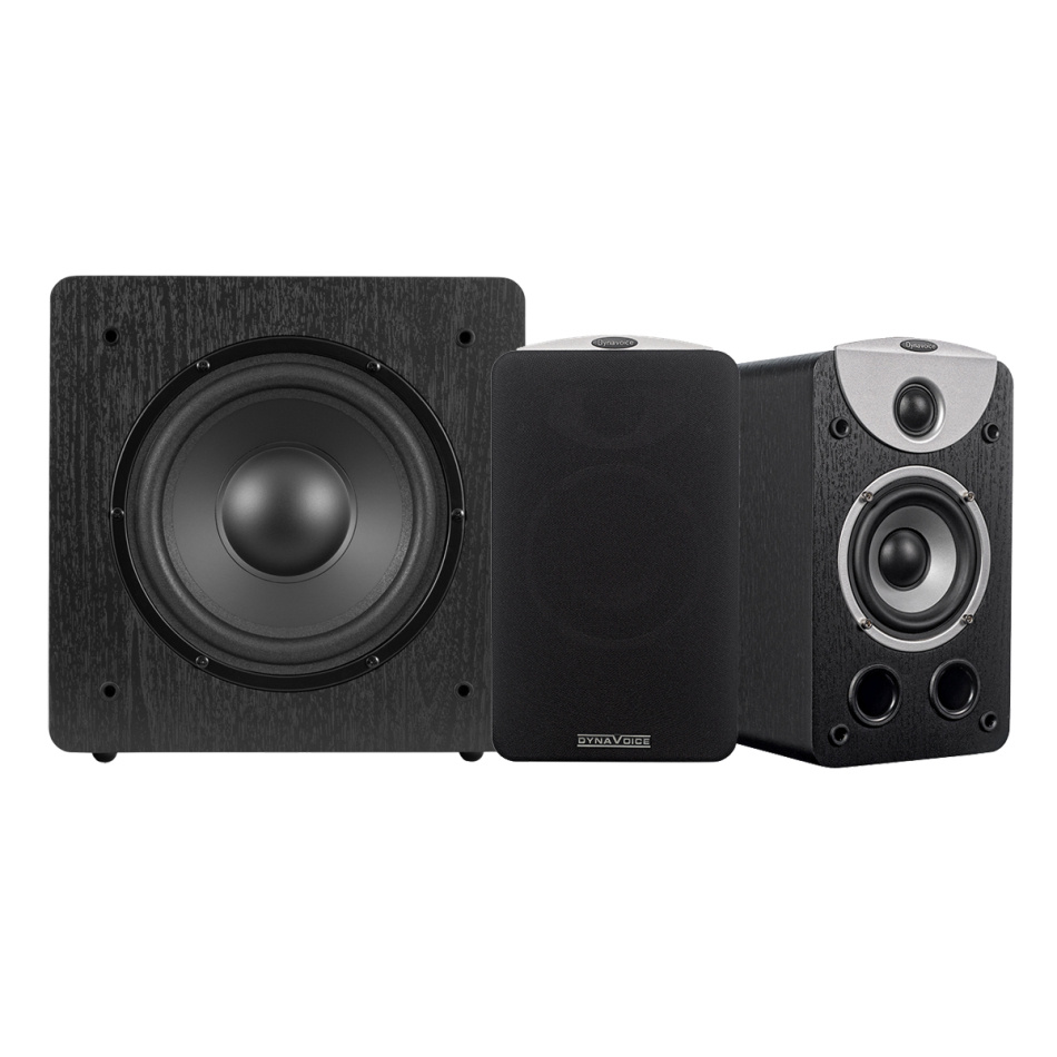 Dynavoice Magic S-4 EX v.3 med Challenger Sub 8, høyttalerpakke 2.1