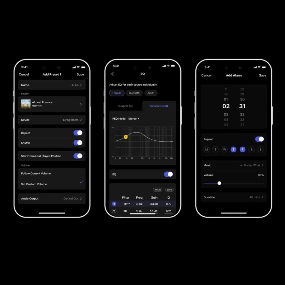 WiiM Sound Lite streaminghøyttaler med AI RoomFit, hvit 2-pakning