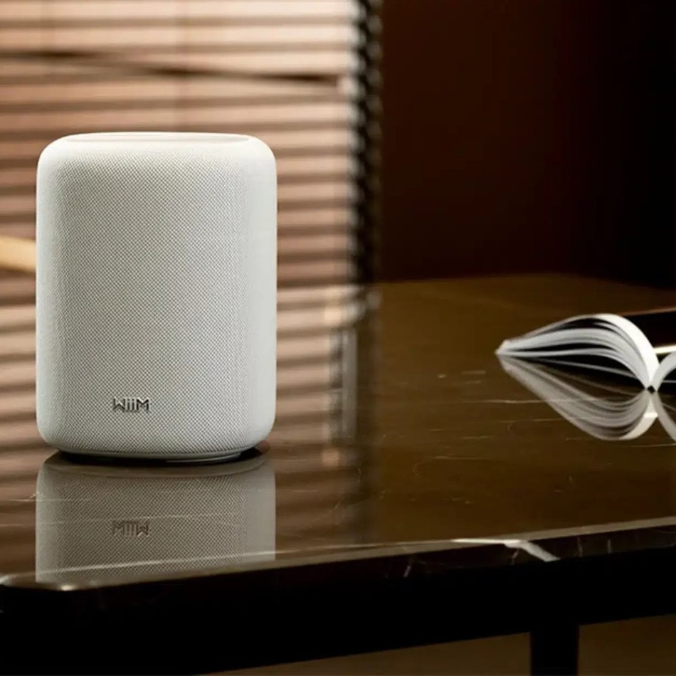 WiiM Sound Lite streaminghøyttaler med AI RoomFit, hvit 2-pakning