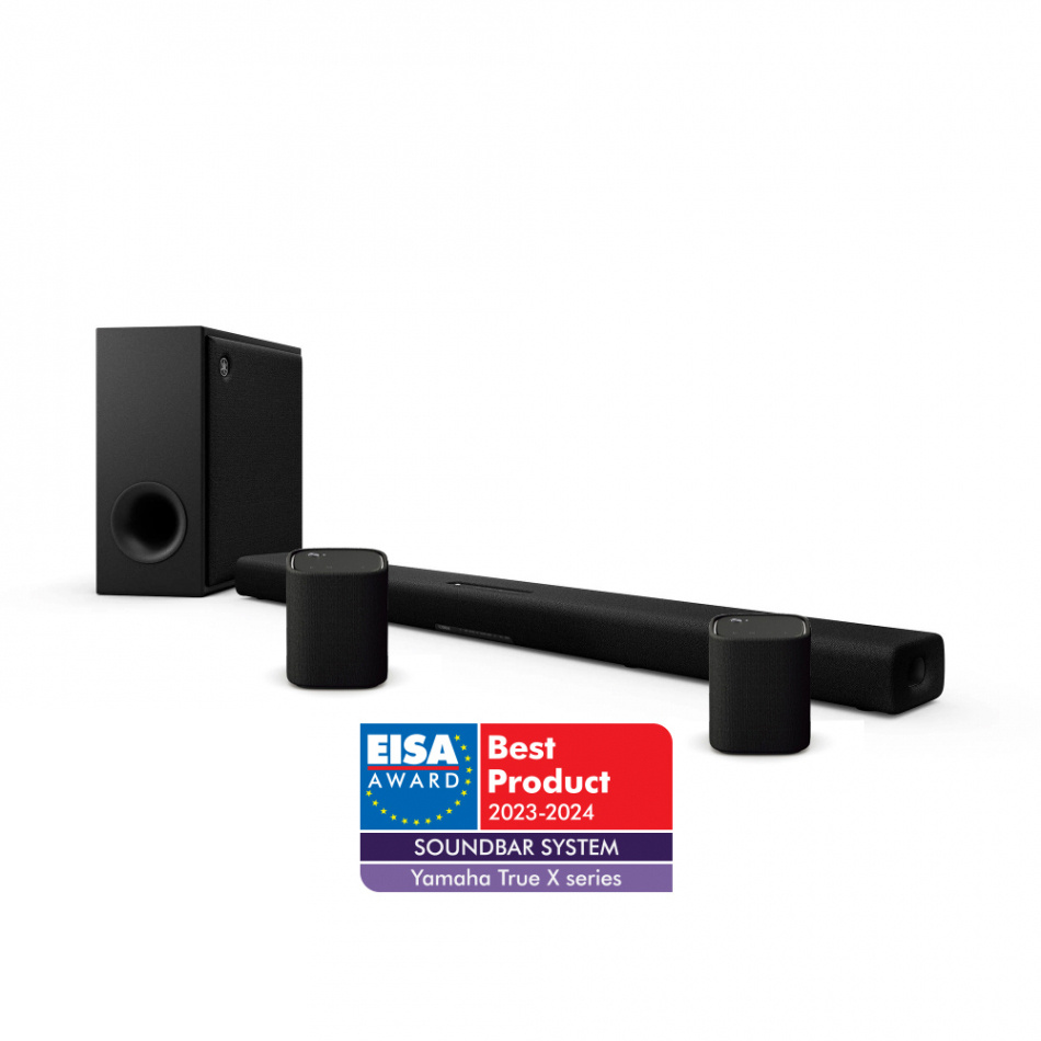 Yamaha True X Bar 50A Dolby Atmos Soundbar hjemmekinosystem, svart