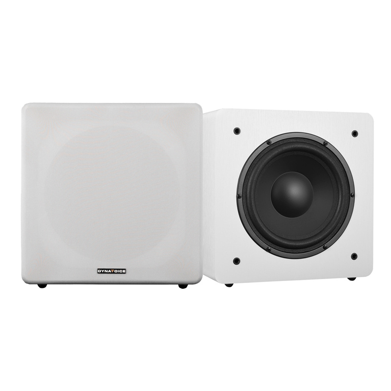Dynavoice Challenger Sub 8 aktiv subwoofer, hvitt 2-PACK