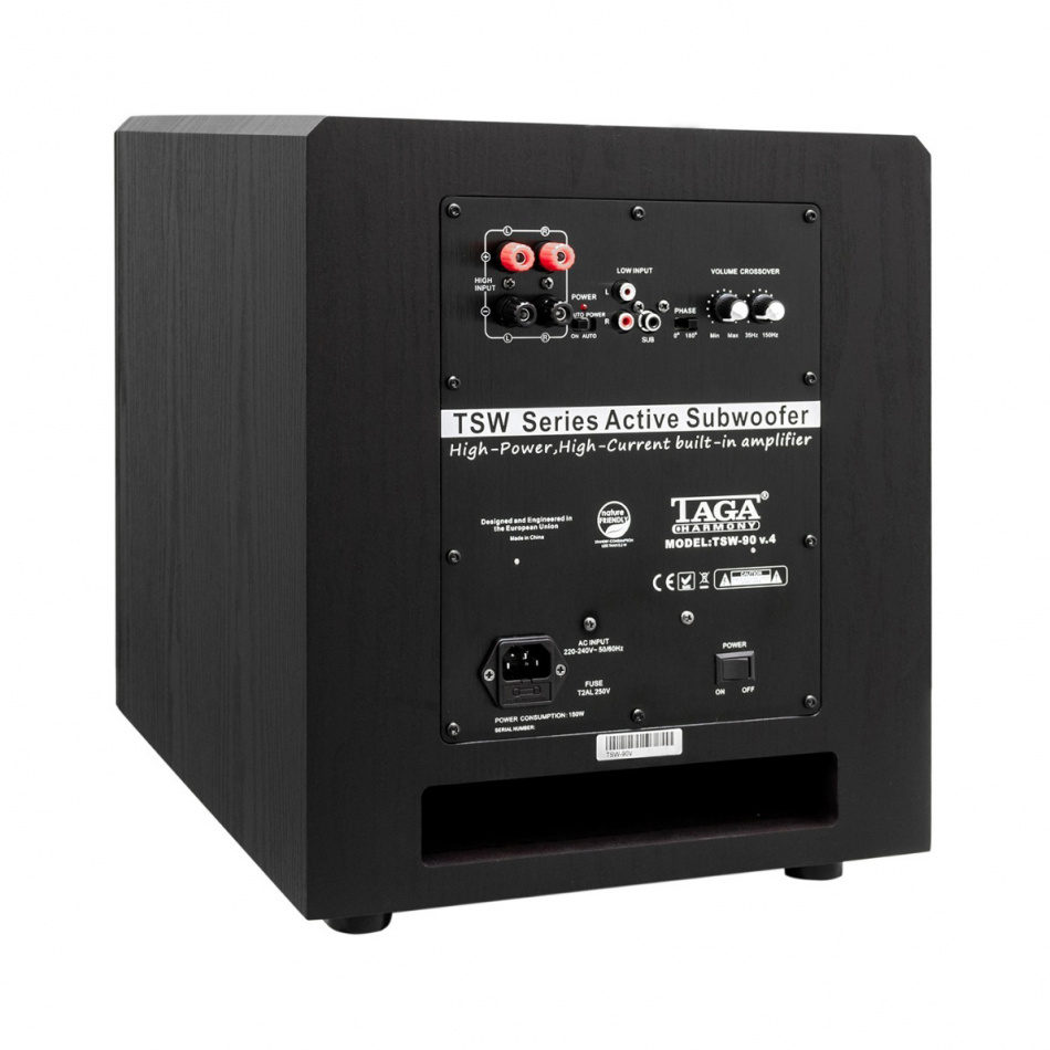 TAGA Harmony TAV-500B aktivt høyttalersystem stereo 2.1