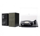 Klipsch The Fives Svart & Rega Planar 1 Carbon platespillerpakke Klipsch The Fives Svart & Rega Planar 1 Carbon platespillerpakke