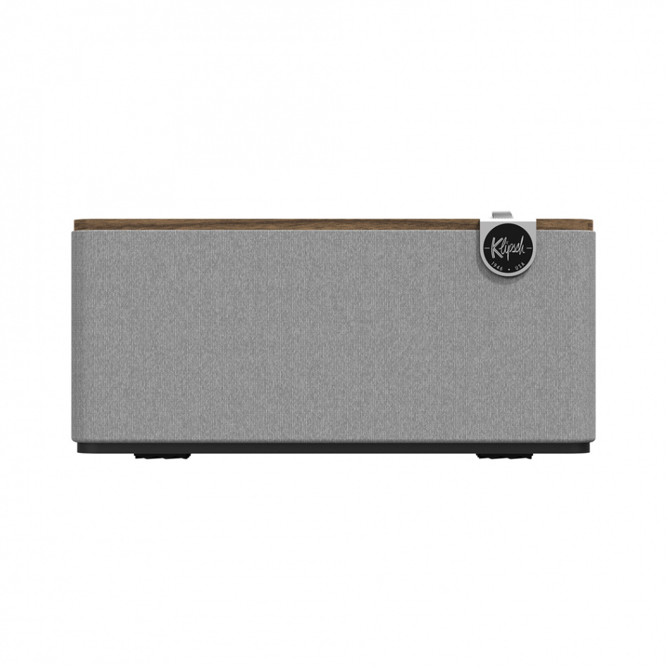 Klipsch The One Plus aktiv høyttaler med Bluetooth & USB-C, valnøtt 2-PACK