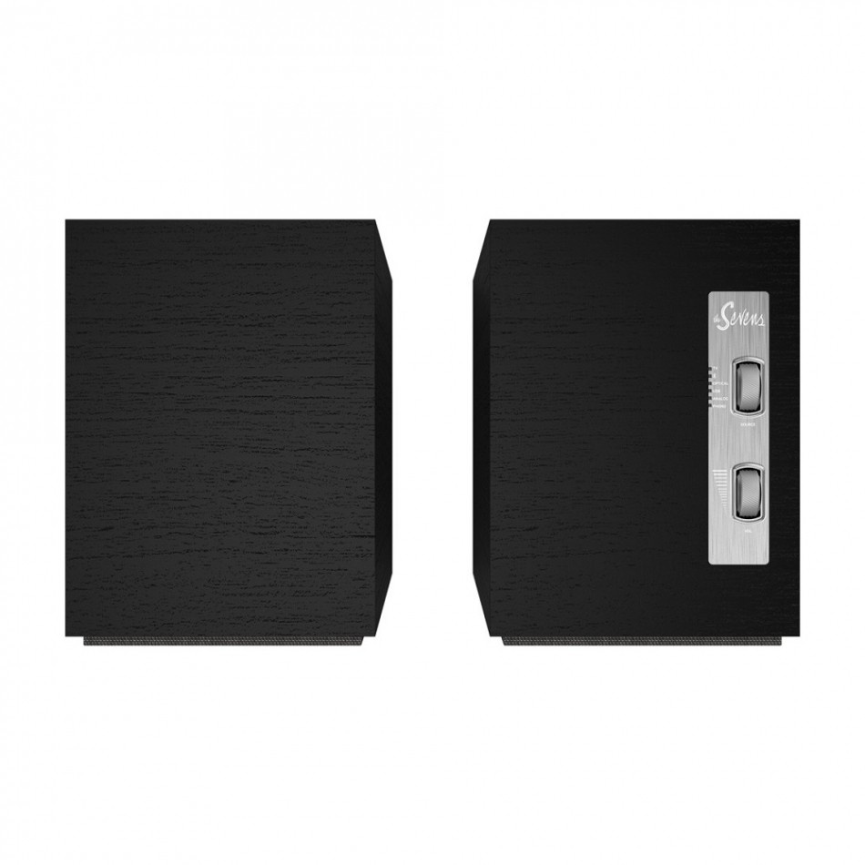 Klipsch The Sevens med SPL-120 aktive stereohøyttalere 2.1 svart