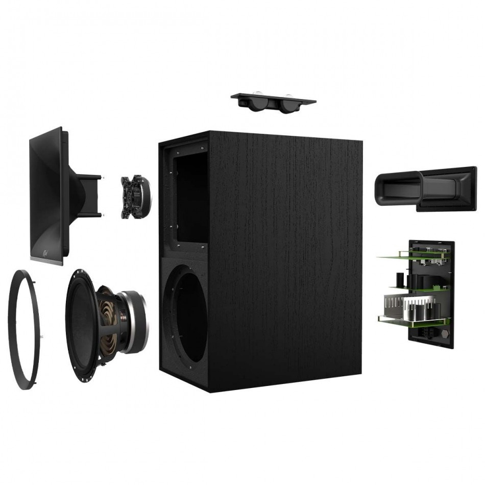 Klipsch The Sevens med SPL-120 aktive stereohøyttalere 2.1 svart
