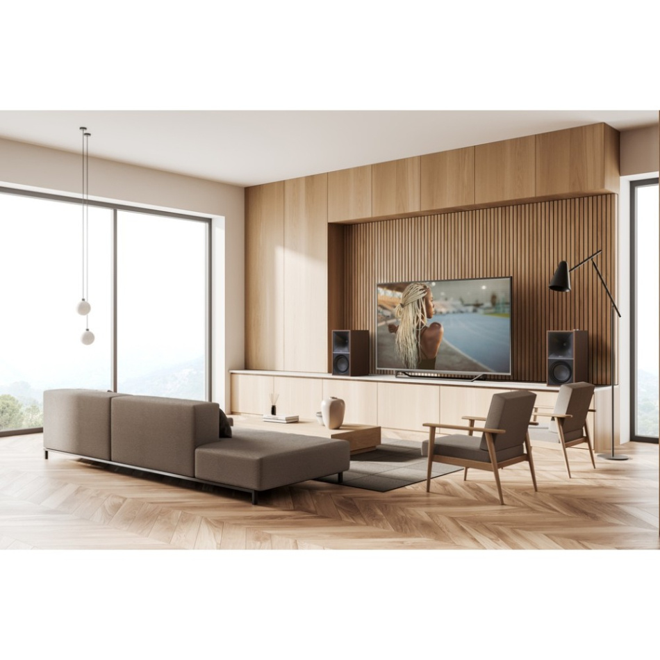 Klipsch The Sevens & Pro-Ject Debut EVO 2 platespillerpakke, valnøtt