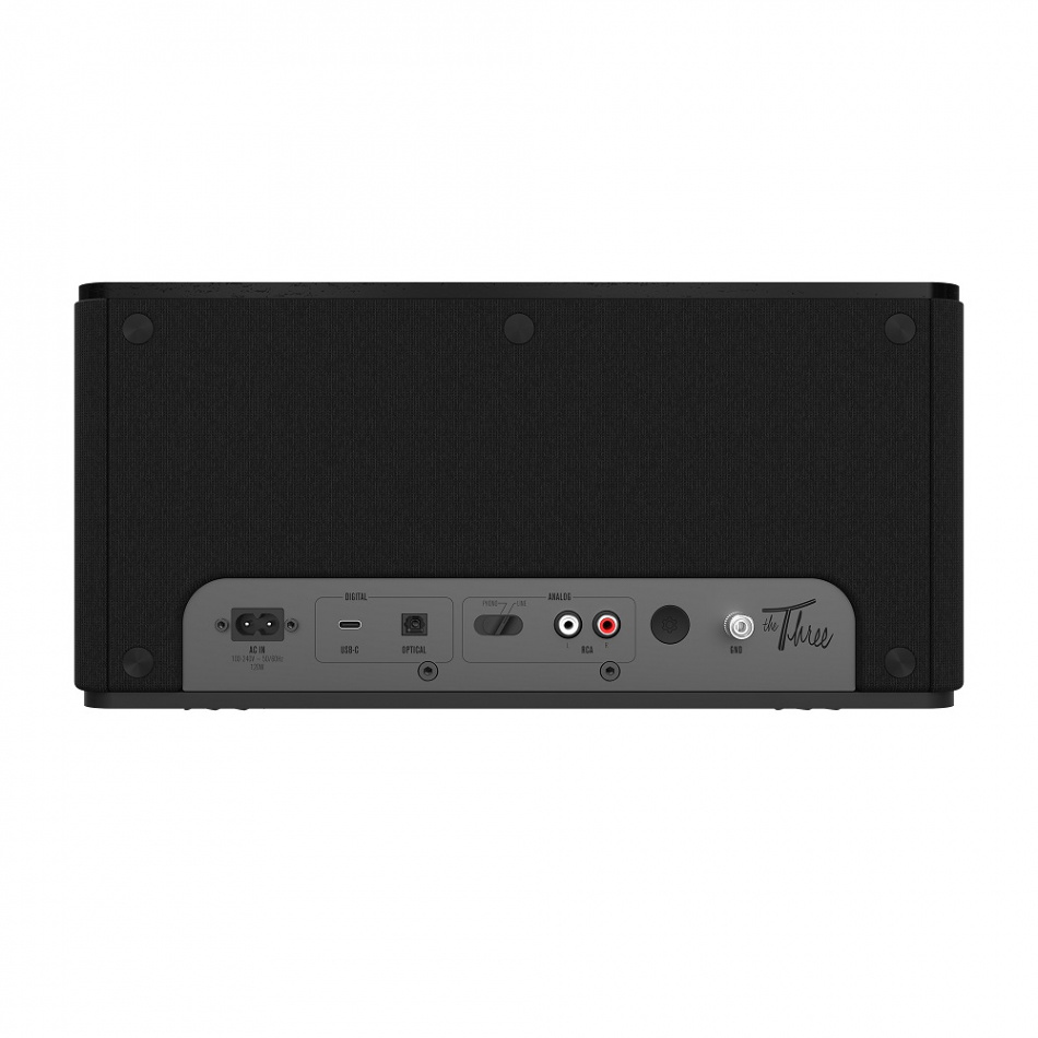 Klipsch The Three Plus aktiv høyttaler med Bluetooth & USB-C ebony, 2-PACK