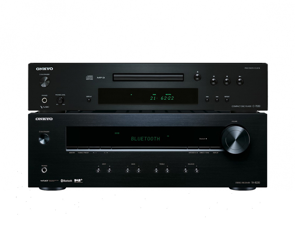 Onkyo TX-8220 & C-7030 stereokombo forsterker CD-spiller