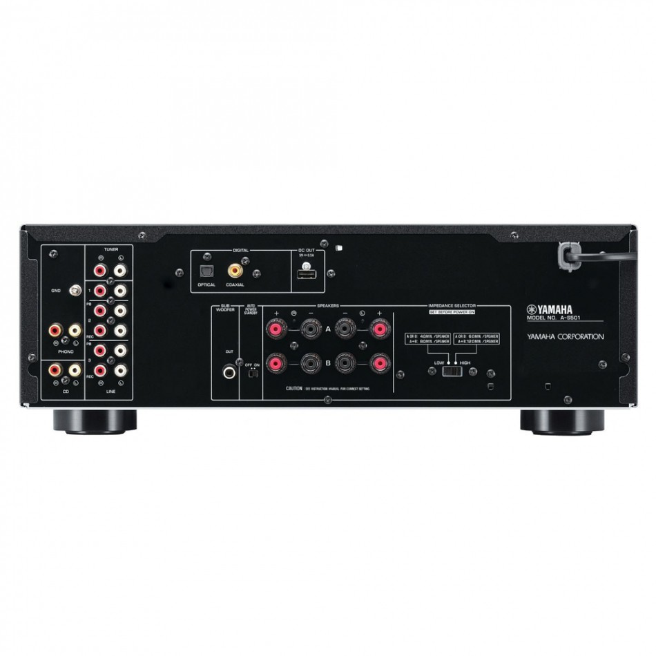 Yamaha A-S501 II & Indiana Line Utah 5 svarte, hifipakke