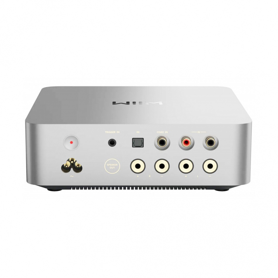 WiiM Vibelink Amp & Wiim Ultra strømmepakke stereo sølv