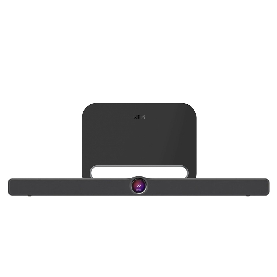 WiiM Bar med Sub Pro soundbarpakke 3.1.2 med Dolby Atmos, svart