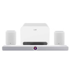 WiiM Bar med Sub Pro & Sound Lite hjemmekinoanlegg 5.1.2 med Dolby Atmos, hvit WiiM Bar med Sub Pro & Sound Lite hjemmekinoanlegg 5.1.2 med Dolby Atmos, hvit
