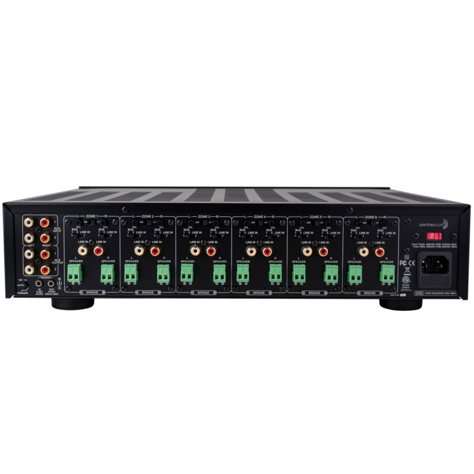 Dayton Audio MA1260 med doble Wiim Pro Plus multiroom elektronikkpakke