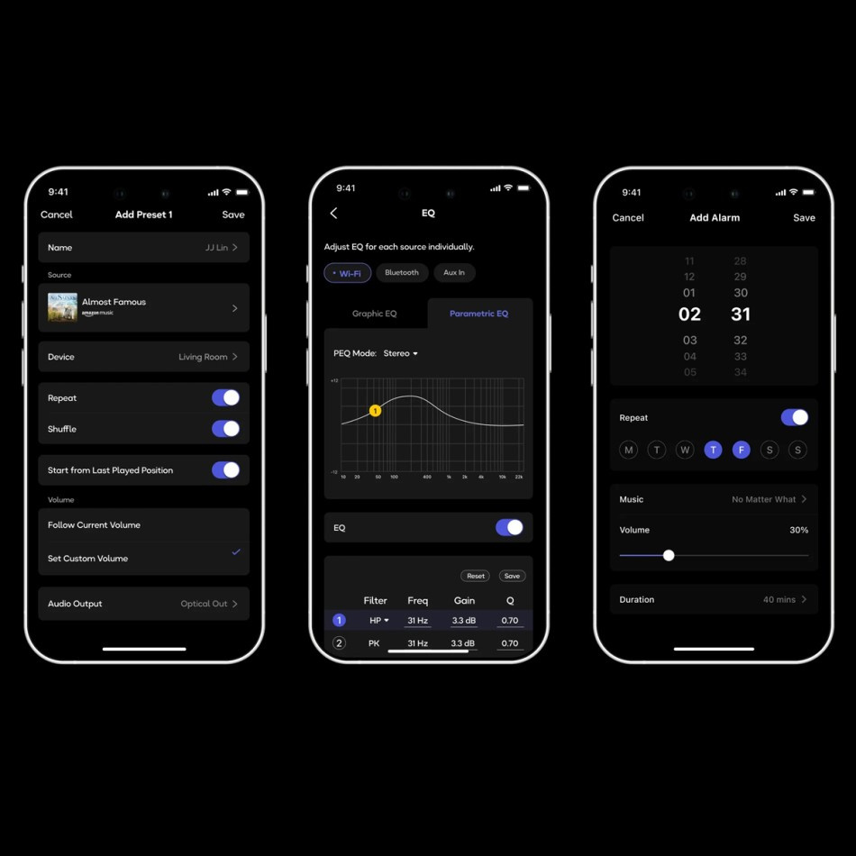 WiiM Sound streaminghøyttaler med Touchdisplay, hvit 2-PACK