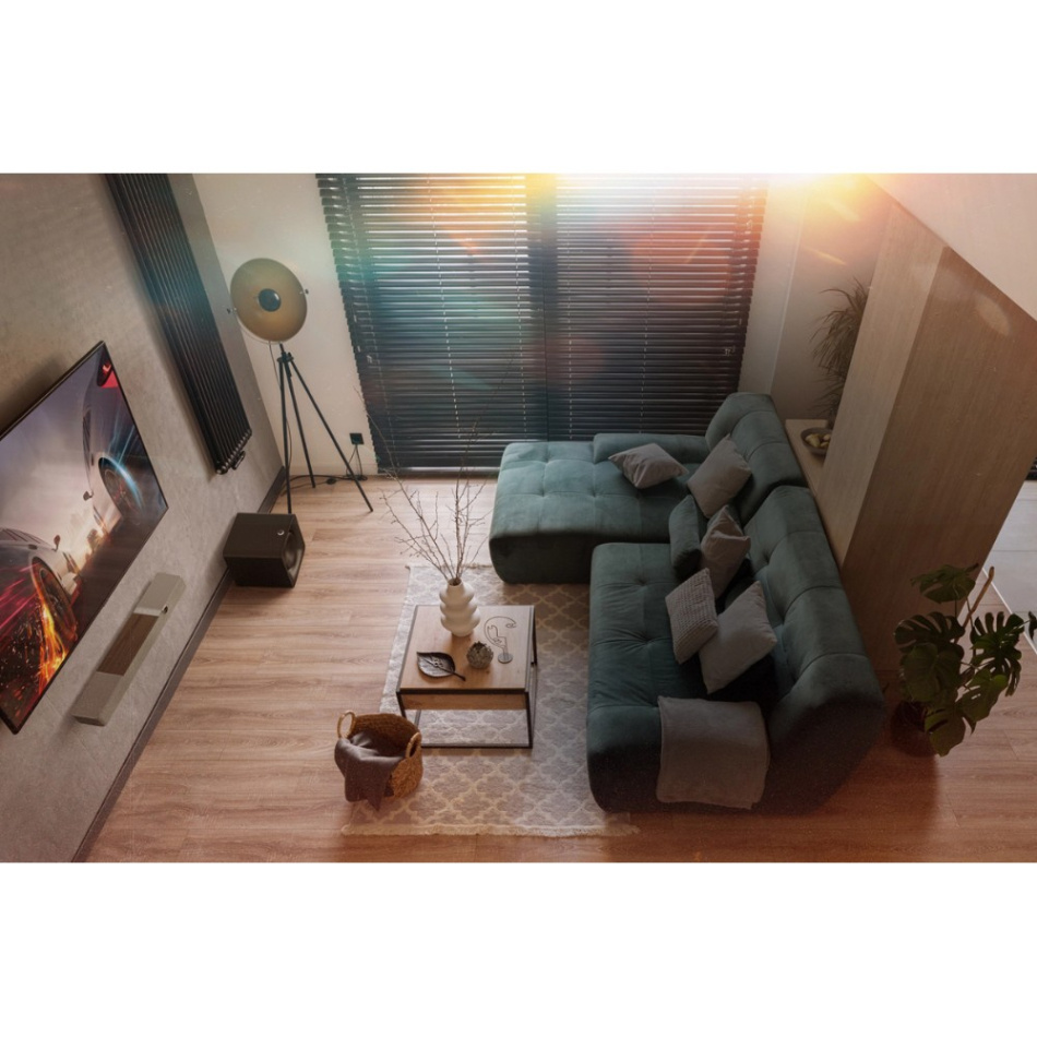 Klipsch Flexus Core 100 Soundbar hjemmekinopakke 2.1 Valnøtt